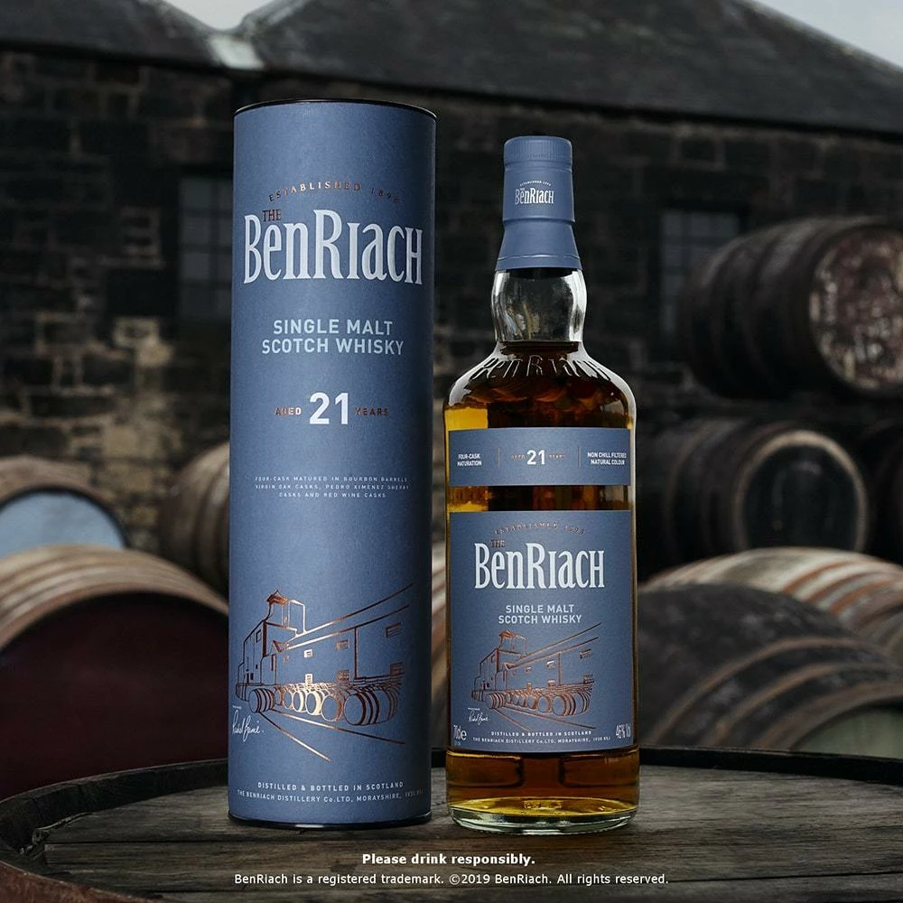 Hot Sale 😀 Urban Bar BenRiach 21yo Classic Speyside - 70cl ❤️ 4 Urban Bar BenRiach 21yo Classic Speyside - 70cl