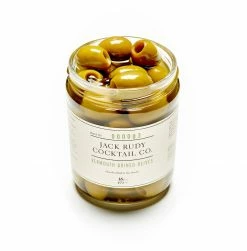 Urban Bar Cocktail Bitters, Syrups, Cordials & Condiments Jack Rudy Cocktail Co. Vermouth Brined Olives