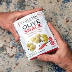 Urban Bar Bar Snacks Green Olives Chilli & Black Pepper (Pitted)