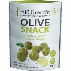 Urban Bar Bar Snacks Green Olives Lemon & Oregano (Pitted)