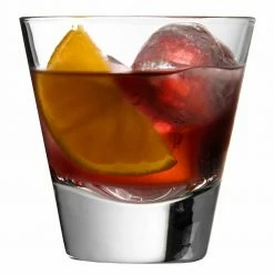 Urban Bar Glassware Handmade Crystal Ice Cocktail Tumbler 25cl.