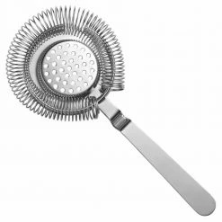 Urban Bar Calabrese Stainless Steel Hawthorne Cocktail Strainer 20.5cm