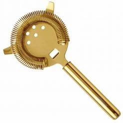 Urban Bar Barware Hawthorne Gold Cocktail Strainer 20cm