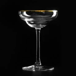 Urban Bar Gold Rim Coley® Crystal Glass Coupe 17cl Glassware