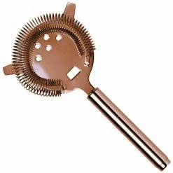 Urban Bar Barware Hawthorne Rose Gold Cocktail Strainer 20cm