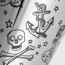 Urban Bar Barware Tattoo Tin-on-Tin Stainless Steel Weighted Cocktail Shaker 75cl