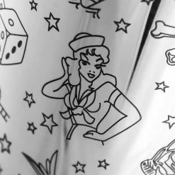 Urban Bar Barware Tattoo Tin-on-Tin Stainless Steel Weighted Cocktail Shaker 75cl