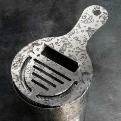 Urban Bar Barware Tattoo Coley® Cocktail Stainless Steel Strainer 15.5cm