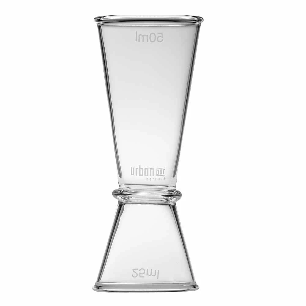 Wholesale 🛒 Urban Bar Barware Glass Jigger 25/50ml 🤩 1 Urban Bar Barware Glass Jigger 25/50ml