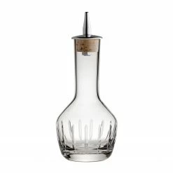 Urban Bar Handmade Crystal Bitters Bottle Vertical Cut 9cl