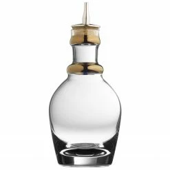 Urban Bar Georgian Copper, Glass & Stainless Steel Dash Bottle 22cl Barware