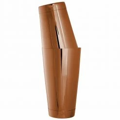 Urban Bar Ginza Rose Gold Tin-on-Tin Cocktail Shaker Barware