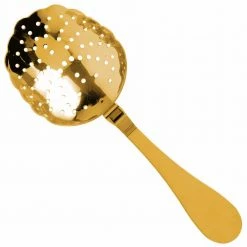 Urban Bar Biloxi Gold Julep Style Cocktail Strainer 21cm Barware