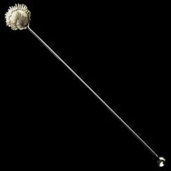 Urban Bar Classico Silver Plated Scallop Bar Spoon 32cm Barware