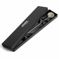 Urban Bar Classico Silver Plated Scallop Bar Spoon 32cm Barware