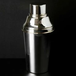 Urban Bar Classico Large Cocktail Shaker Silver Plated 1.5 Pint Barware
