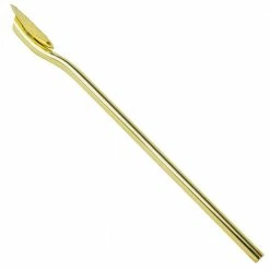 Urban Bar Gold Scallop Straw Stirrer 18cm (pack Of 6) Barware