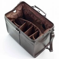 Urban Bar Cocktail Kit Bags Leather Kit Bag (Brown)
