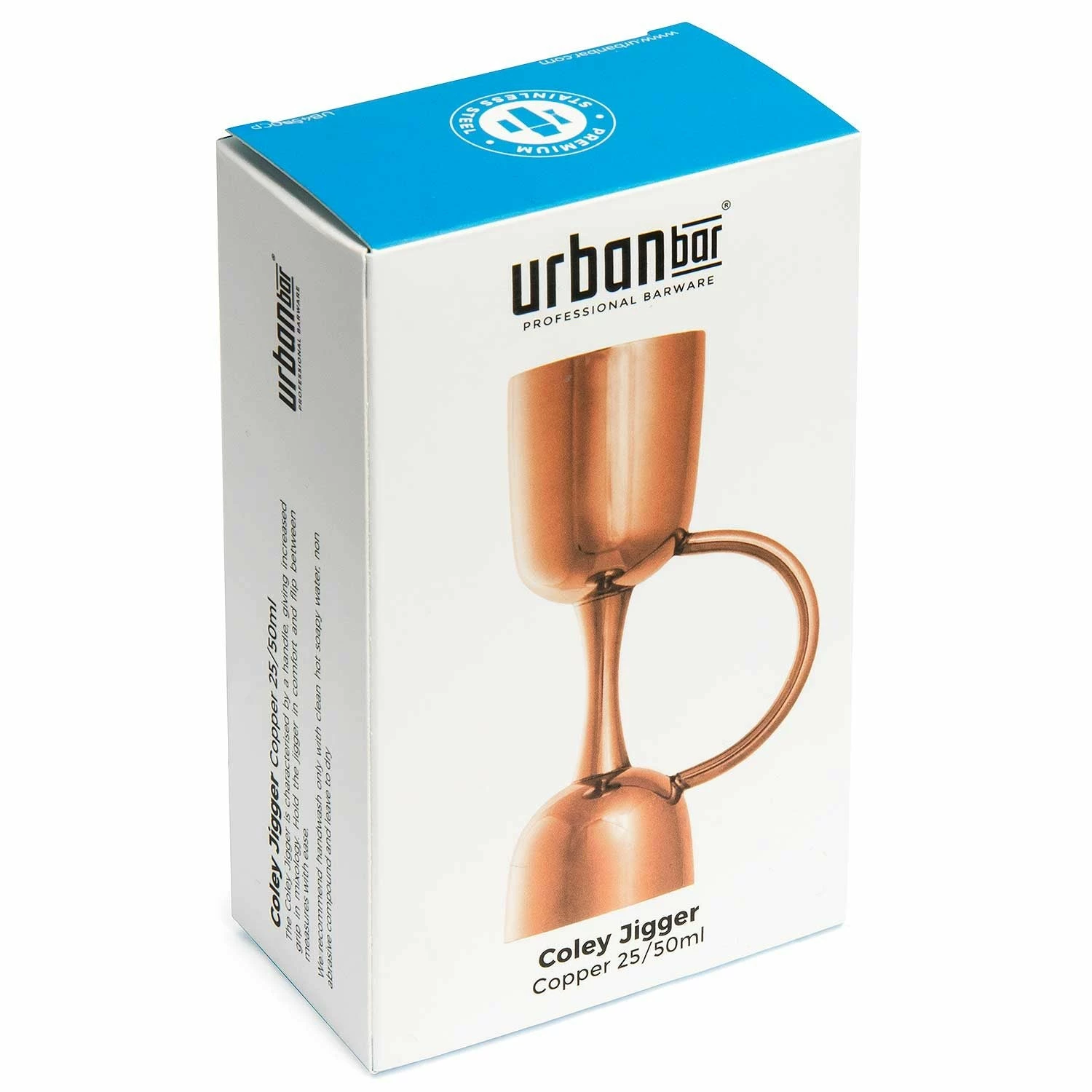 Promo 🥰 Urban Bar Coley® Copper Jigger 25ml/50ml ❤️ 5 Urban Bar Coley® Copper Jigger 25ml/50ml