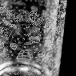 Urban Bar Tattoo Glass Cocktail Mixing Jug 80cl Barware