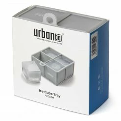 Urban Bar Barware Silicone Ice Cube Tray - 4 Cube