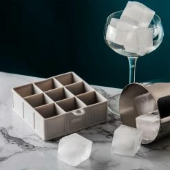 Urban Bar Silicone Ice Cube Tray - 9 Cube Barware