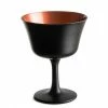Urban Bar Glassware Black Champagne Cocktail Glass Goblet 20cl Oro Nero Fizz