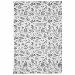 Urban Bar Tattoo Cotton Tea Towel