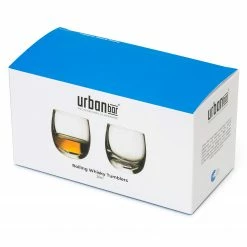 Urban Bar Gift Sets Rolling Whisky Glasses Gift Pack