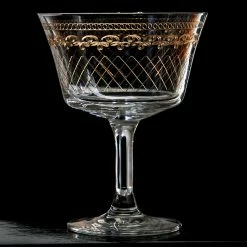 Urban Bar 1910 Fizz Gold Cocktail Glass Coupe 20cl