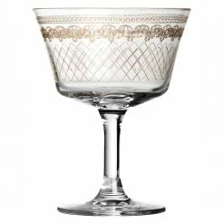 Urban Bar 1910 Fizz Gold Cocktail Glass Coupe 20cl