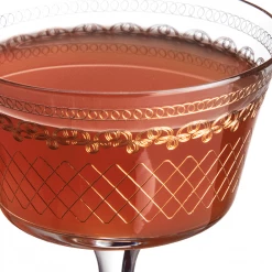 Urban Bar 1910 Fizz Gold Cocktail Glass Coupe 20cl