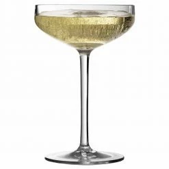 Urban Bar Glassware Iris Shatterproof Plastic Champagne Saucer Coupe 28cl