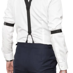 Urban Bar Sharp & Dapper Sleeve Garters Black Clothing