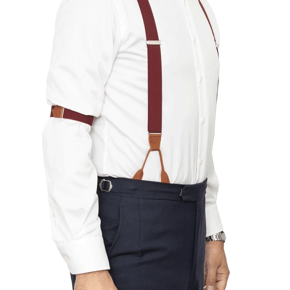 New ๐ฏ Urban Bar Clothing Sharp & Dapper Sleeve Garters Burgundy ๐ 3 Urban Bar Clothing Sharp & Dapper Sleeve Garters Burgundy