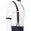 Urban Bar Clothing Sharp & Dapper Elastic Braces Black