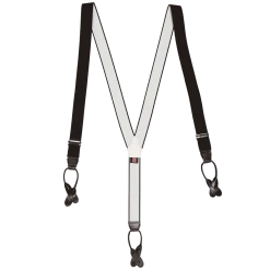 Urban Bar Clothing Sharp & Dapper Elastic Braces Black