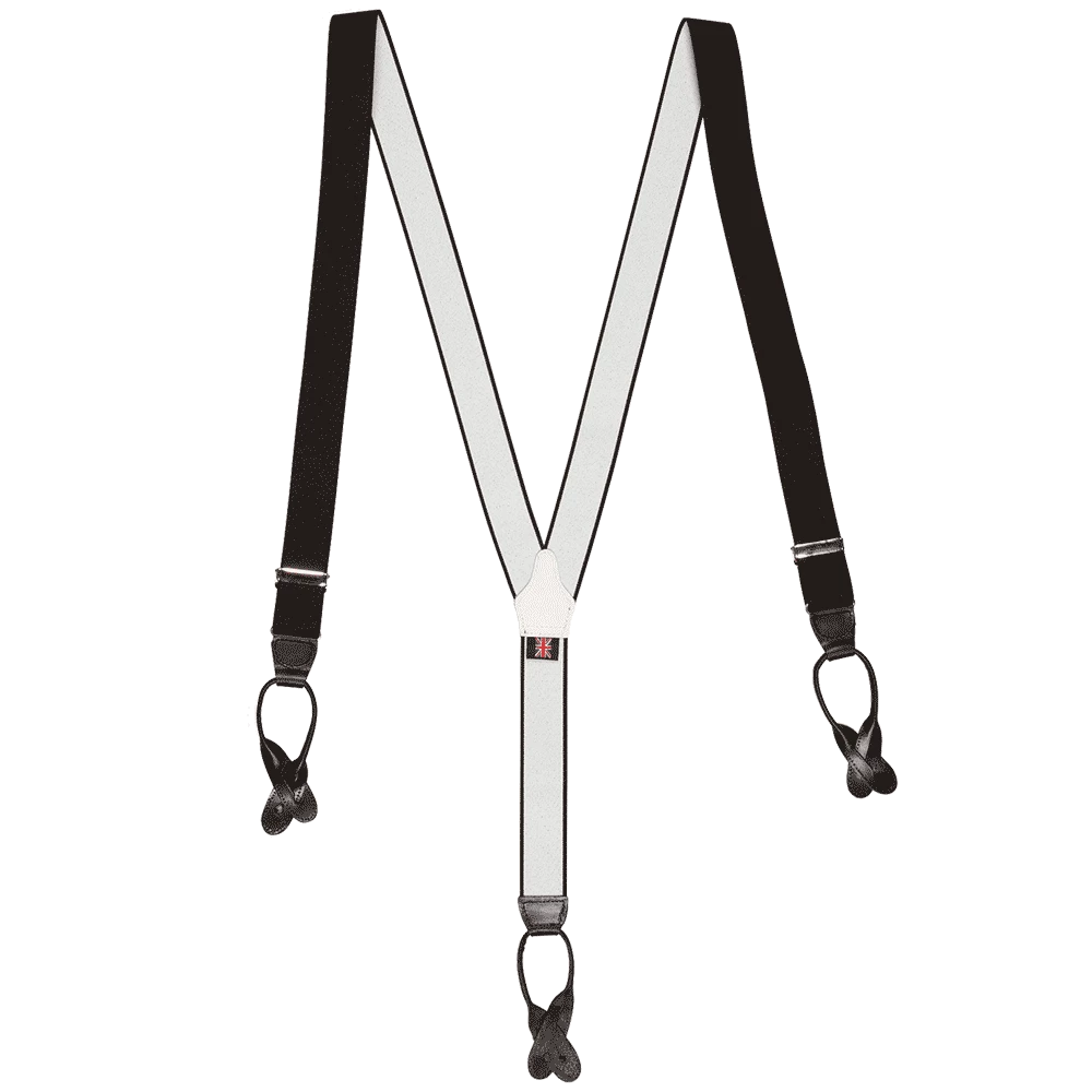 Cheap ๐ Urban Bar Clothing Sharp & Dapper Elastic Braces Black ๐งจ 2 Urban Bar Clothing Sharp & Dapper Elastic Braces Black