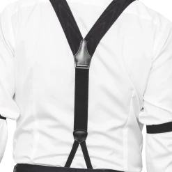 Cheap ๐ Urban Bar Clothing Sharp & Dapper Elastic Braces Black ๐งจ 8 Urban Bar Clothing Sharp & Dapper Elastic Braces Black