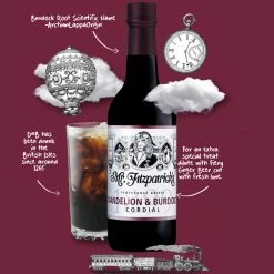 Urban Bar Cocktail Bitters, Syrups, Cordials & Condiments Mr. Fitzpatrick's Dandelion & Burdock Cordial - 50cl