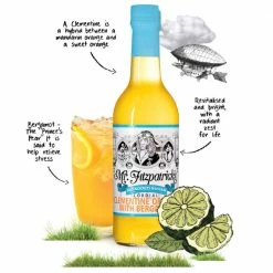 Urban Bar Mr. Fitzpatrick's Clementine, Orange & Bergamot - No Added Sugar Cordial - 50cl Cocktail Bitters, Syrups, Cordials & Condiments