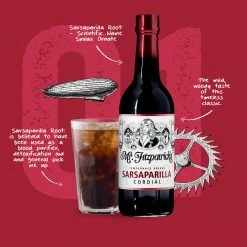 Urban Bar Mr. Fitzpatrick's Sarsaparilla Cordial - 50cl Cocktail Bitters, Syrups, Cordials & Condiments