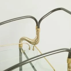 Urban Bar Vintage Italian Mirrored Drinks Trolley