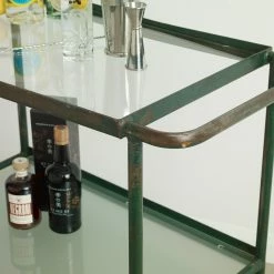 Urban Bar Geest Industrial Trolley 1950's- Green