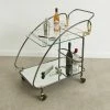 Urban Bar Vintage Italian Mirrored Drinks Trolley