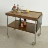 Urban Bar Scandinavian Teak Drinks Trolley